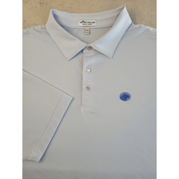 Peter Millar summer comfort 2XL blue stripes - Picture 1 of 9